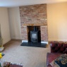 The Peterborough Tiling Company - Brick slip fire place completed