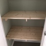 J C Rutter Carpentry, Joinery & Property Improvements - Airing cupboard created with slatted shelves in an empty space